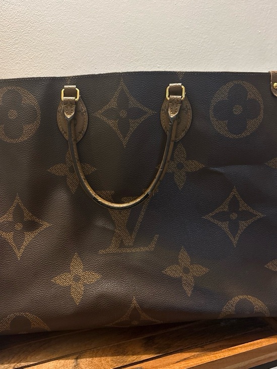 Louis Vuitton Handbags - Louis Vuitton Monogram Canvas Tote in Brown and Gold Hardware